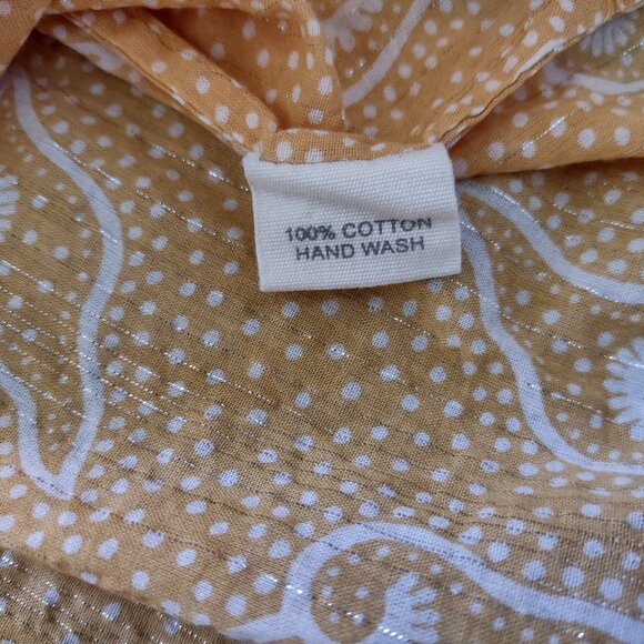 Matta NY Zaira boho peasant top - S - ochre - Picture 4 of 9